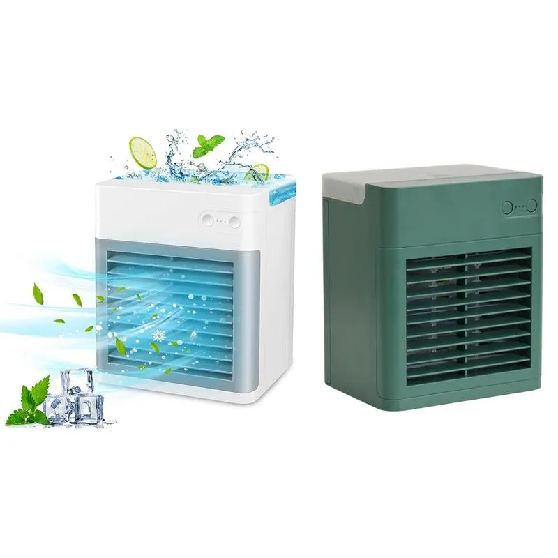 Fans Portable Air Conditioner Personlig Evaporative Misting Fan Air Conditioners Fan med handtag för rum och utomhus