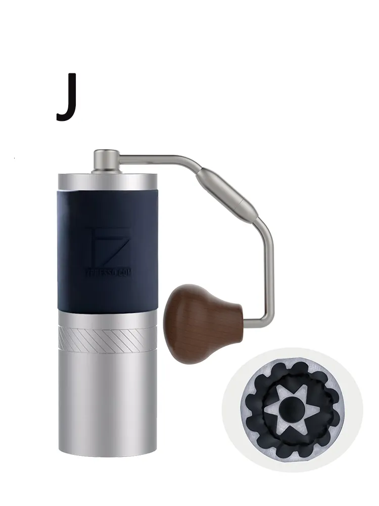 マニュアルコーヒーグラインダー1zpresso Jマニュアルコーヒーグラインダーポータブルミル48mmステンレススチールバリ230512