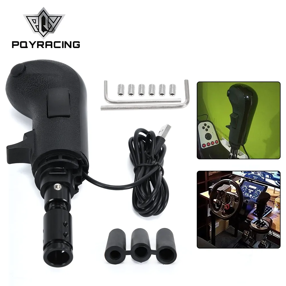 PC USB High Low Gear Simulator Shifter Knob för Logitech G923 G29 G27 G25 TH8A USB GEARSHIFT-knopp för ATS ETS2 TRUCK SPELS PQY-HB06