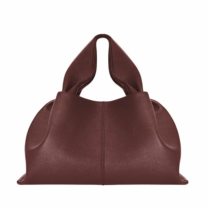 Womens Luxury Designer Shoulder Bag, Full-Grain Textured