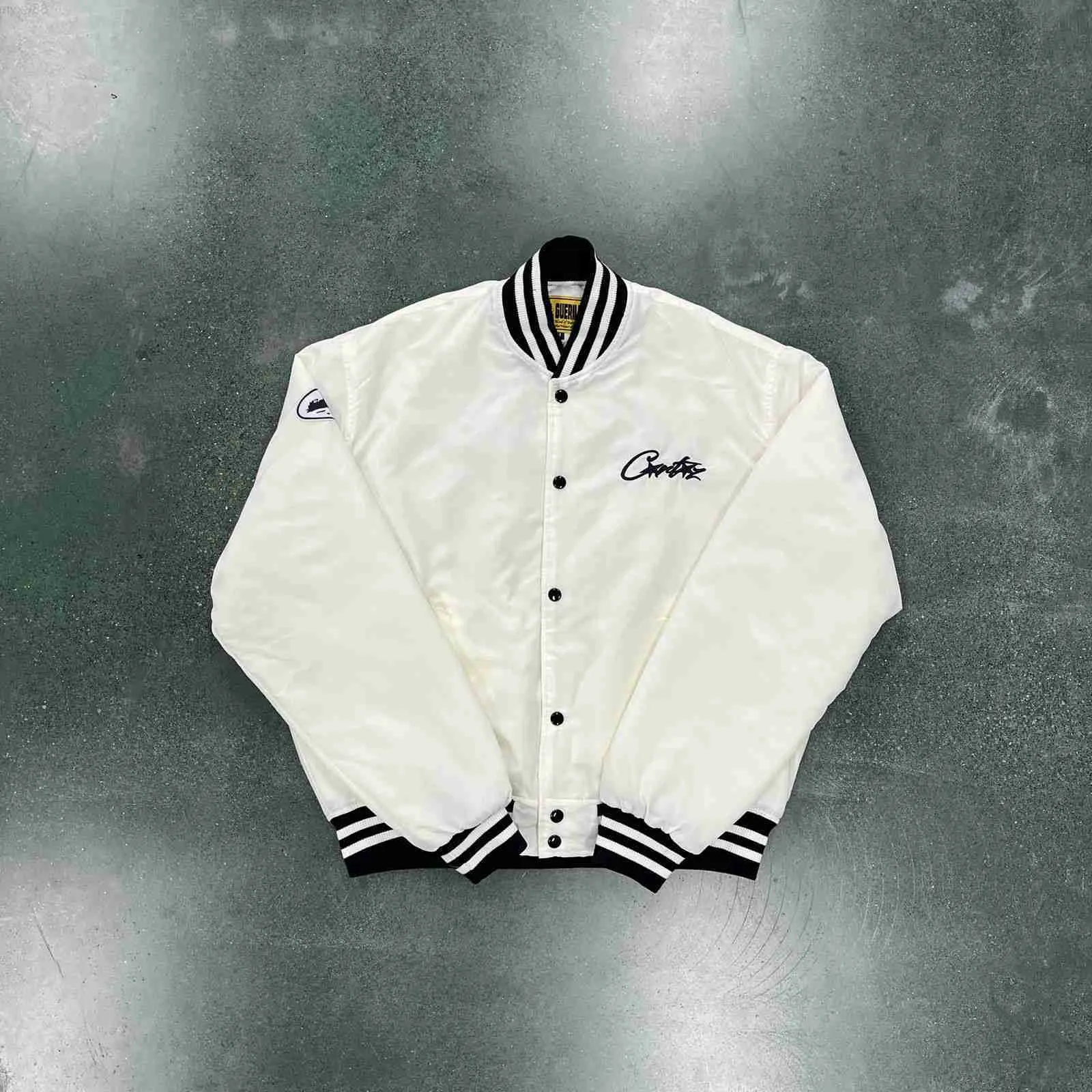 Designer and Winter New Corteiz Men's Autumn Jacket White 