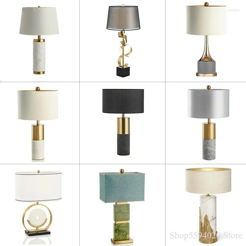 Luxury Marble Marble Table Lamp For American Living Room And Bedside Home Decor Post Modern Designer Model From Ouyanxi 178.5 DHgate.Com