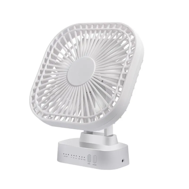 Ventilatori Ventilatore da tavolo a 3 velocità Mini ventilatori portatili 5000Mah Ventilatore ricaricabile USB per condizionatore d'aria per ufficio domestico con timer 425B