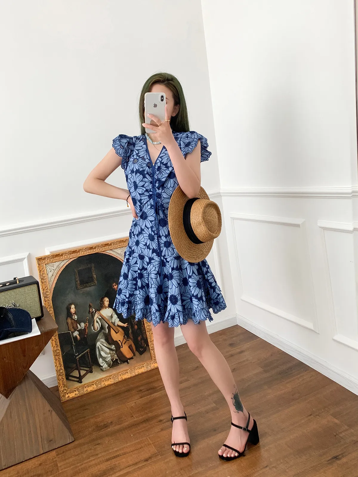 Sandro guipure dress online