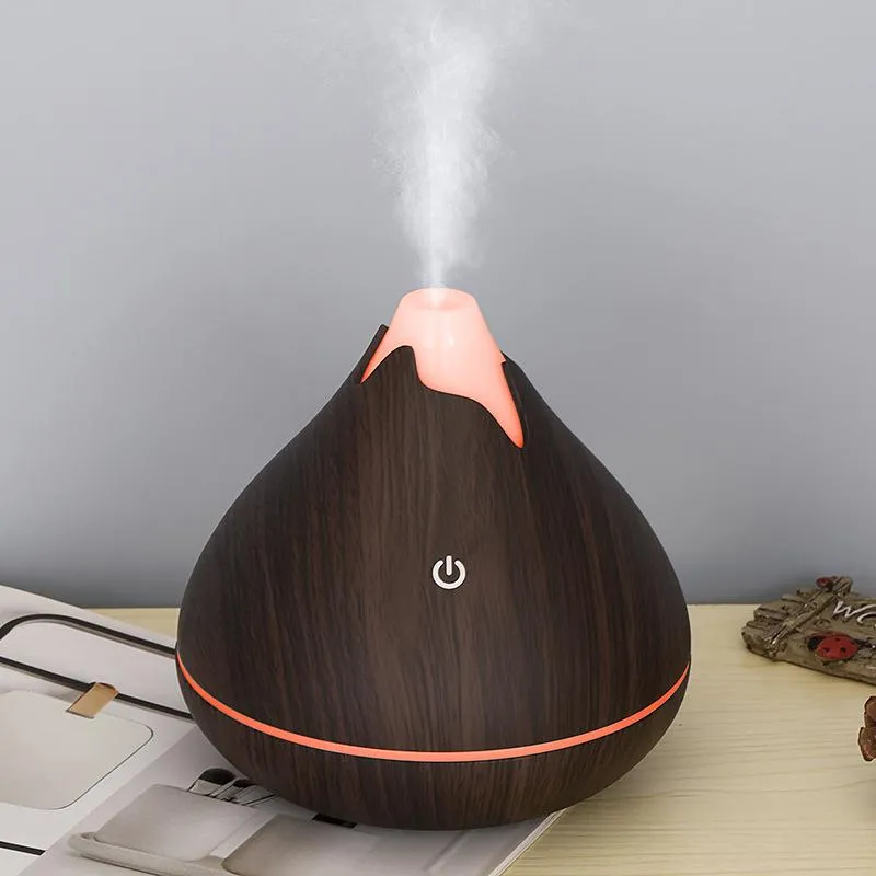 Appareils 350 ml USB humidificateur diffuseur d'huile essentielle parfum d'ambiance ultrasonique brume électrique humidificateur air LED atomiseur ABS coloré