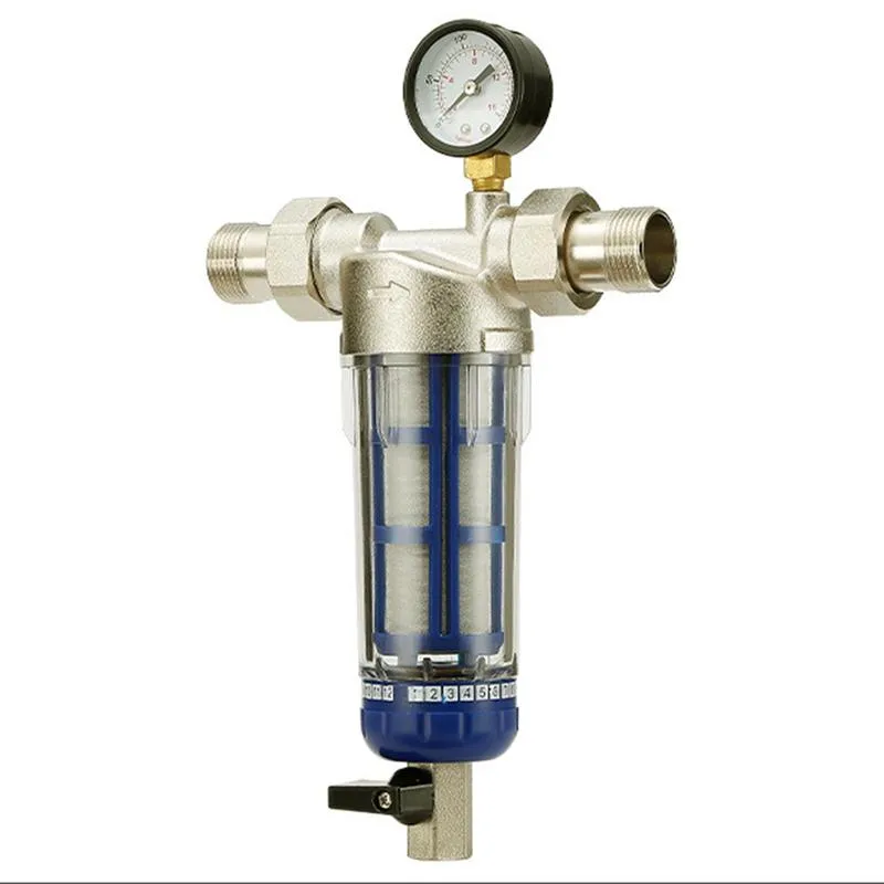 Apparaten Water Purifier Fitriter Herbruikbare spin Down Sediment Spoelbaar waterfilter Prefilter Systeembeschermer voor het hele huis