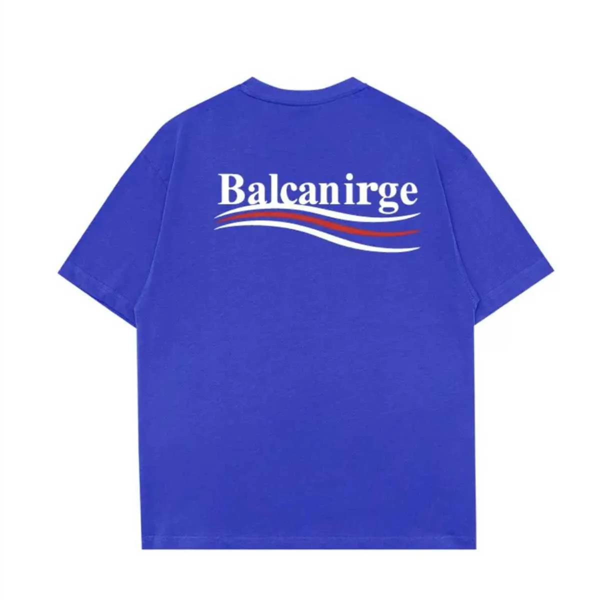 Designer Balanciaga T Shirt Spring And Summer Cola Wave Short Sleeve Men's And Women's Same Style Loose And Versatile Casual Half 5xl Balencaigas