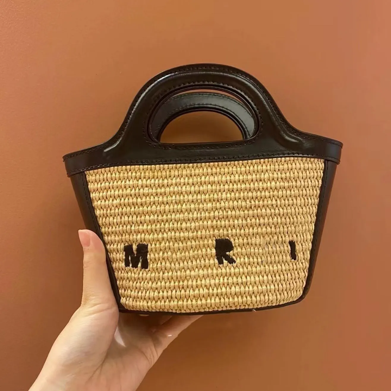 Rattan bag for men sale