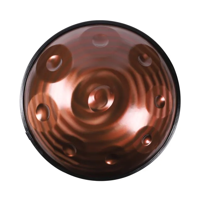 Das neue Trommel-Handpan-Meditationsinstrument mit 9 Tönen kann von Hand geschlagen werden, um eine Stahlzungentrommel mit wunderschönem Klang zu erzeugen