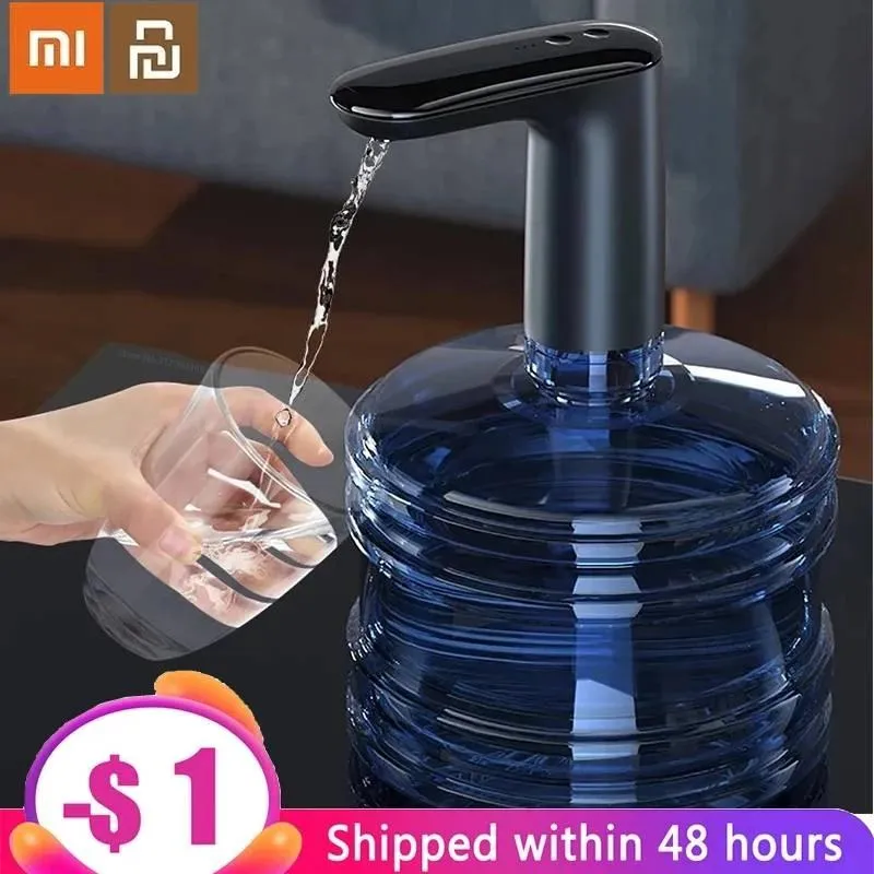 アプライアンスXiaomi Water Discenser USB充電水ディスペンサーホーム自動ミニバレルウォーター電気ポンプウォーターディスペンサー