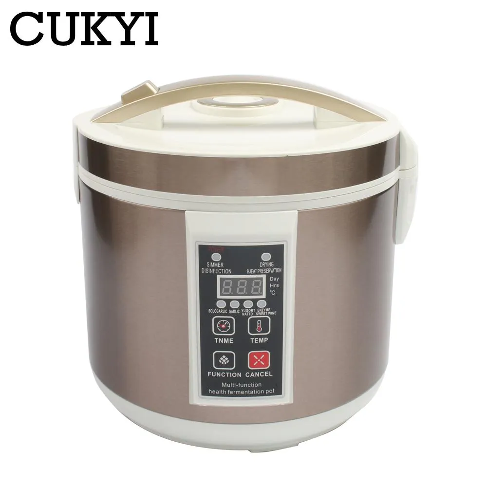Pots CUKYI 5L / 6L automatyczny fermentator do czarnego czosnku gospodarstwa domowego DIY zymoliza pot maker 110V 220V czarny czosnek m
