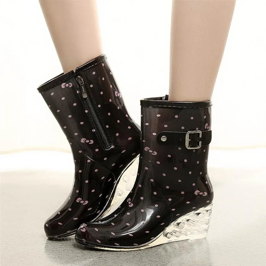 Botas De Invierno Estilo Punk Botas De Nieve Medias Para Mujer