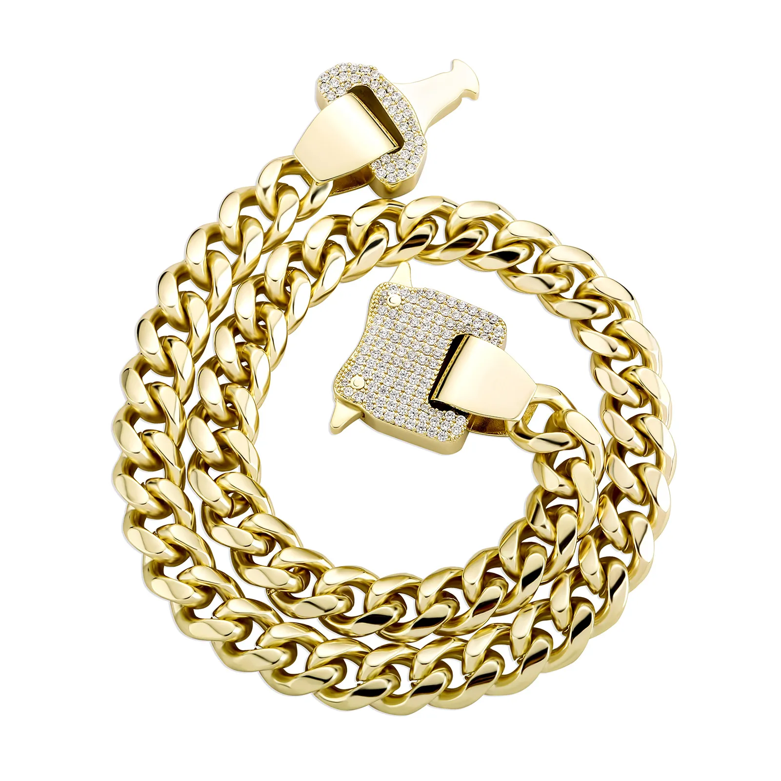 Mens gold sales chains 14k