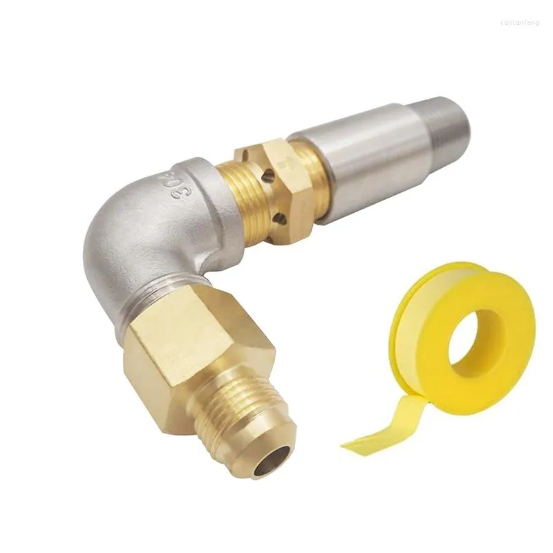 Airflow Hooks 1/2 Inch Air Mixer 90 Elbow Propane Nozzle Sprayer Valve