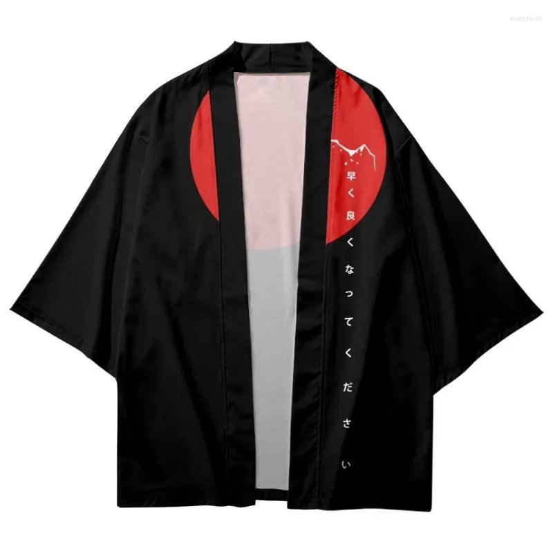Ubranie etniczne 2023 Summer dorosły kimono TOP Casual Oversize Codzienna koszula Japan Yukata Kimonos Haori Cardigan Halloween Samurai Cosplay