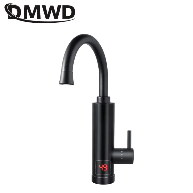 Värmare DMWD Electric Kitchen Water Heater Tap Instant varmvattenkran Värmare Kall värmekran Tanklös värmare under typ 3000W 220V