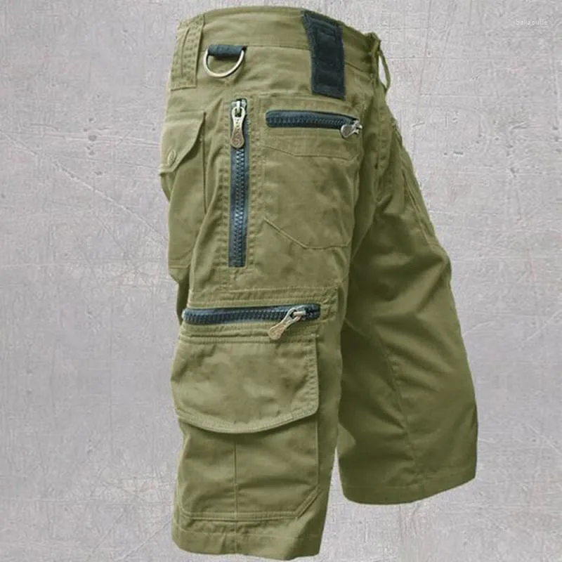 Herenbroek mannen katoen militaire vracht shorts