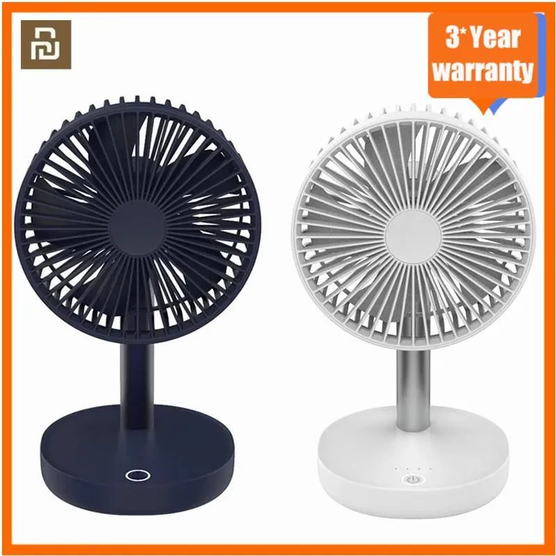 Appliances Youpin Desktop Fan Battery Capacity 4000mAh USB Charging Low Noise Rechargeable 4Mode Wind Speed 7 Turn Page Fan