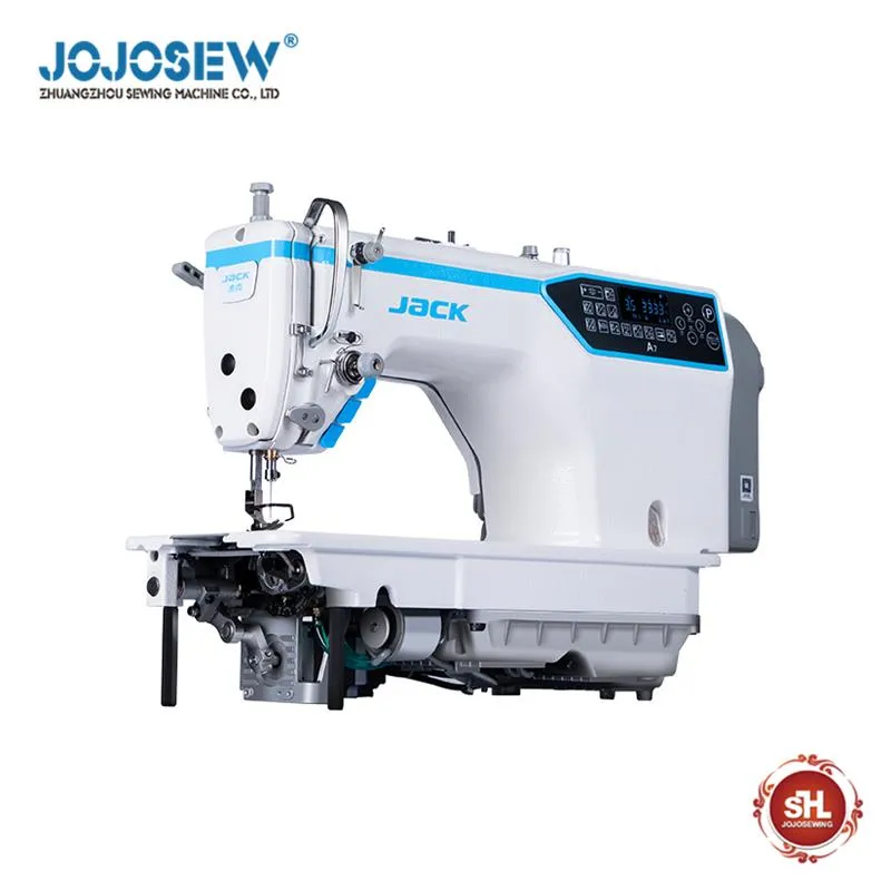 Machines JOJOSEW jack A7 machine à coudre intelligente à point noué à alimentation en tissu est un carter d'huile de scellage d'aiguille lisse et continu