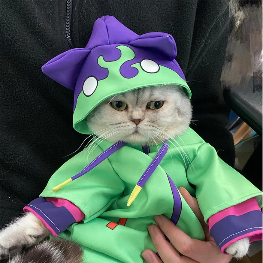 SK8 the Infinity Miya Hoodie Cosplay Costume for Cat or Dog with Detachable Hat