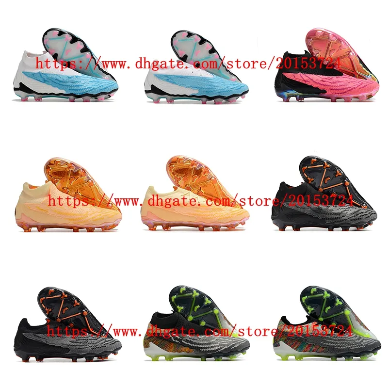 Phantom GX Elite Fg Mens Boys Women Soccer Shoes Boots Boots Cleates Firm Ground Trainers الحجم في الهواء الطلق 35-45EUR