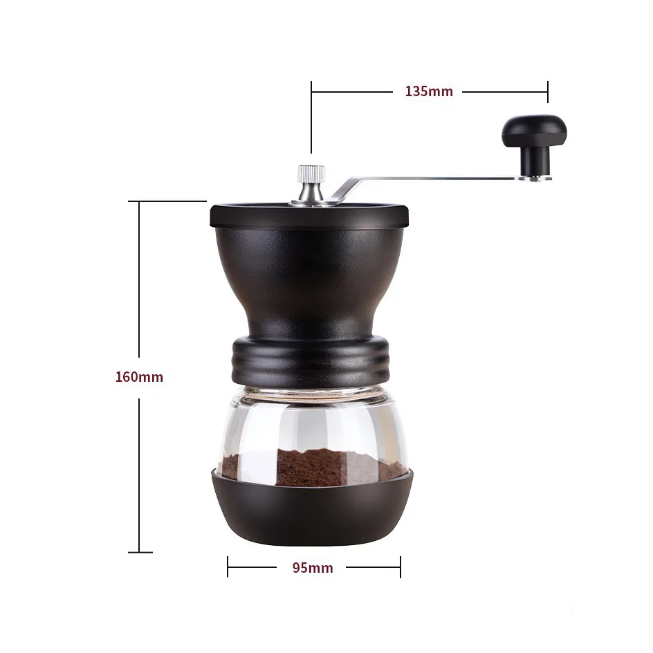 Mini Ceramic Epare Manual Coffee Grinder With Hand Crank Mill And Foamer Essential Kitchen Tool For Grinding Coffee Beans And More 230512 From Kong09 14.59 DHgate.Com