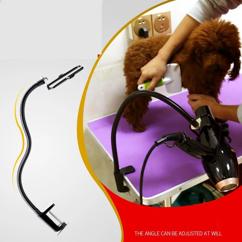 DHgate 2024 Pet Grooming Stand Bracket Adjustable Dog Cat Dryer Holder for Professional Grooming Pet Supplies