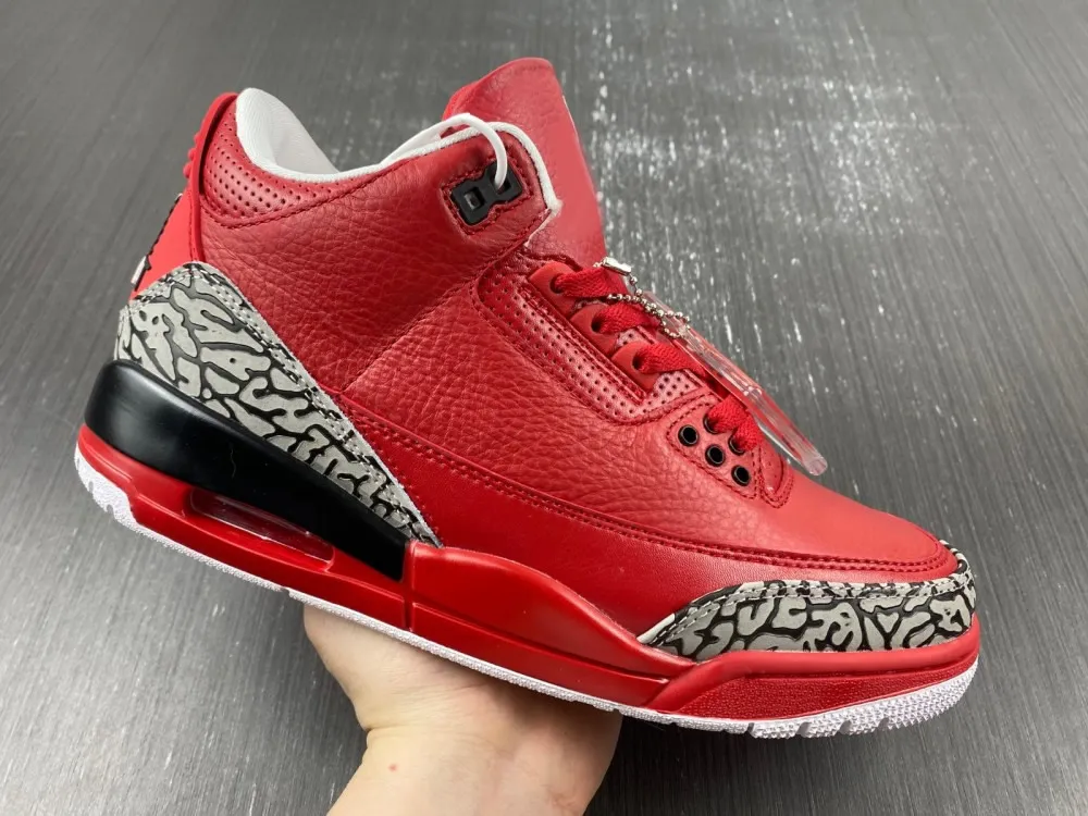 Original Quality Dj Khaled 3s Shoes Men 3 Grateful University Red Black Cement Classic Designer Sneakers