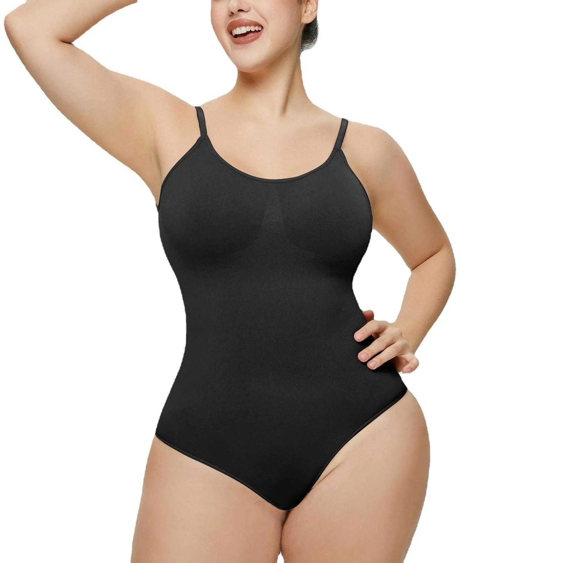 Seamless One Piece Corset Leotard Swimsuit For Women Large Size