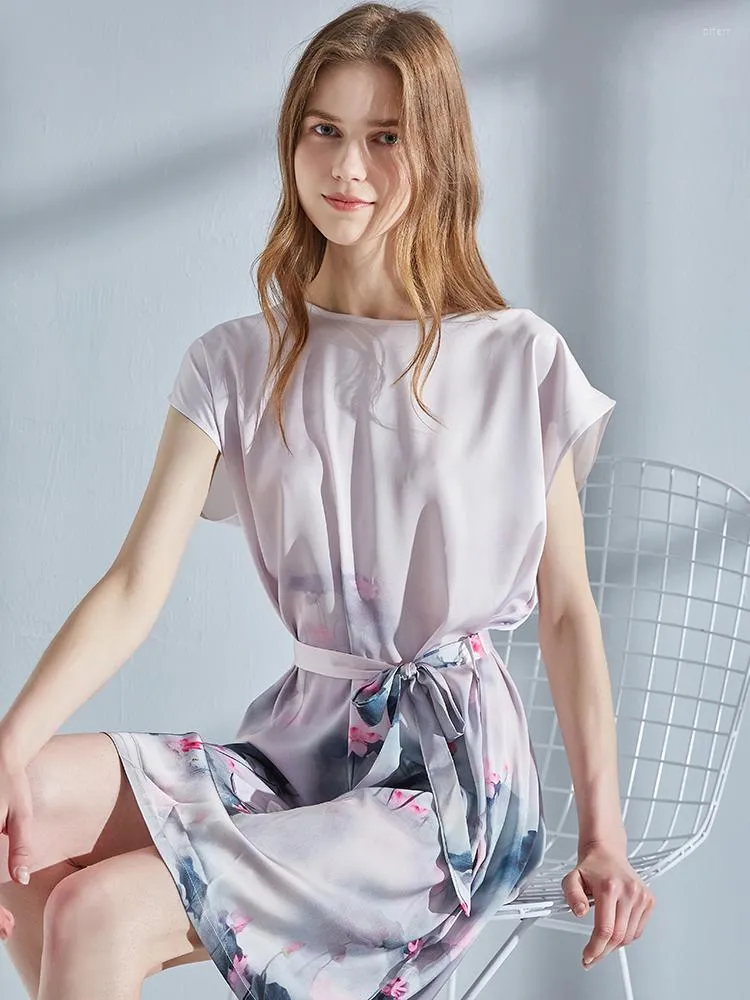 Robe satin style nuisette top