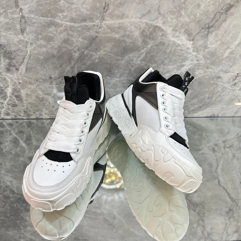 2022 Newest Designer Sneakers Suede Casual Shoes Reflective Shoe Vintage Sneakers Knit Calfskin Platform Sneaker Mens Women Mesh Trainers 0511