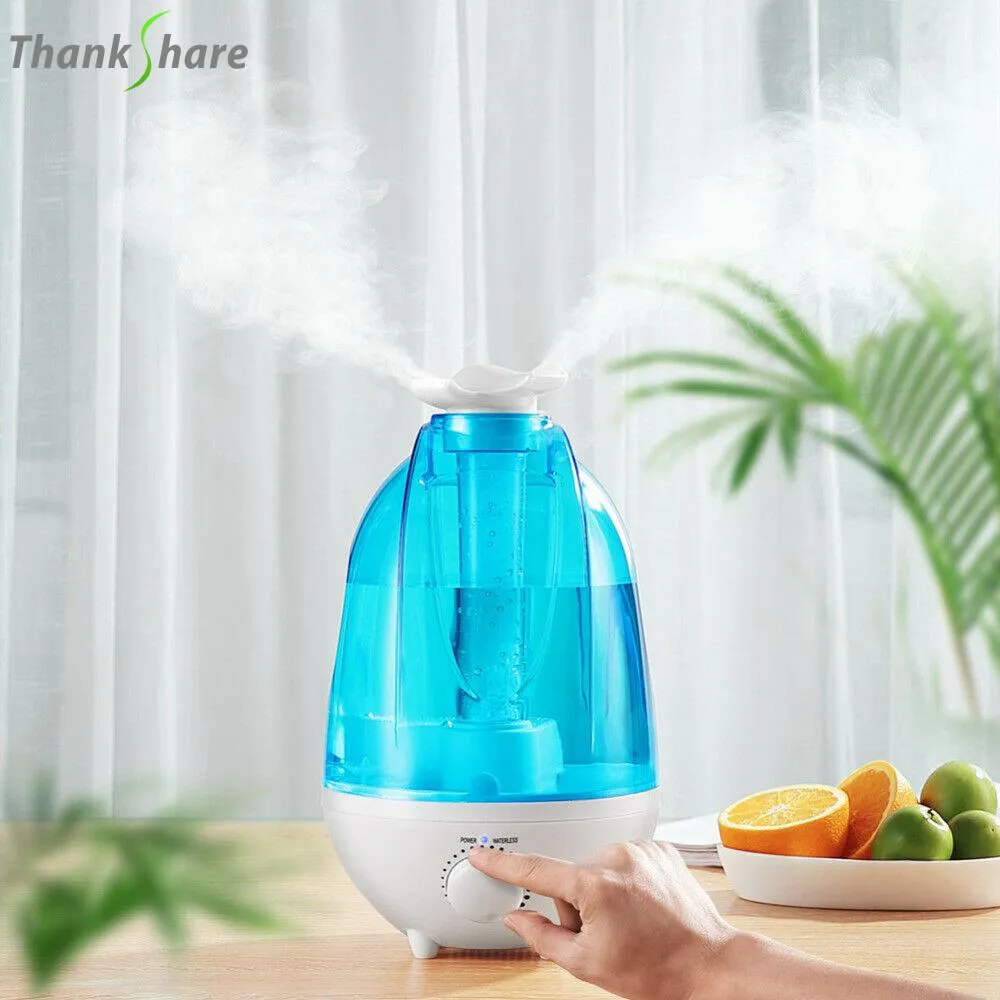 Appliances Ultrasonic Air Humidifier Mini Aroma Humidifier Air Purifier With LED Lamp 4L Humidifier Portable Mist Maker For Home Office