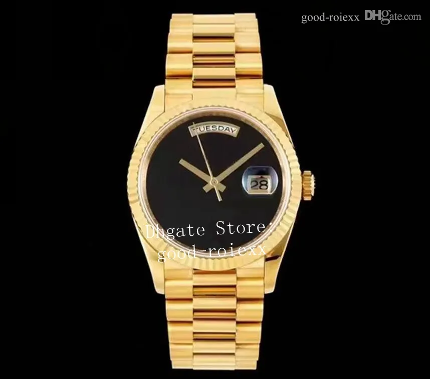 726 898 36mm Watch Men s Yellow Gold Watches Men Automatic Cal.2834 ETA RA 904L Malachite RAF 118238 DHgate