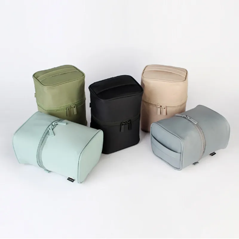 LL Same Women's Stereoscopic Portable Makeup Bag for Travel Creativity Wash and Garnish Storage Bag Detachable