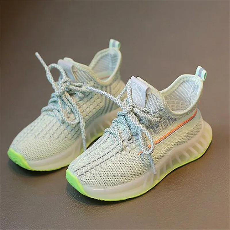 Outdoor Children Shoes Top Quality Running Sport Shoes Girls Boys Wear resistant Athletic Shoe Toddler Kids Casual Sneakers Lacing Anti slip Footwear