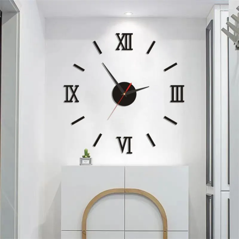 Vitra Sunburst Clock Modern Design Simple Digital DIY Clock Silent Room ...