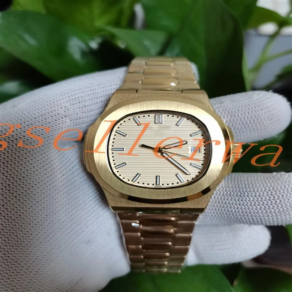 The latest model Classic Series -selling 18K Rose Gold Yellow Dial 40 5mm Asia 2813 Automatic Mechani 5711 Stainless Steel Aut268j