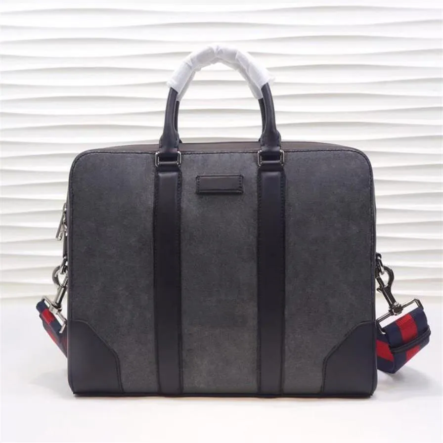 Top Quality 474135 Classic Real Leathe Briefcases Fashion Business trip Document Outdoor Men Messenger bag handbag247u