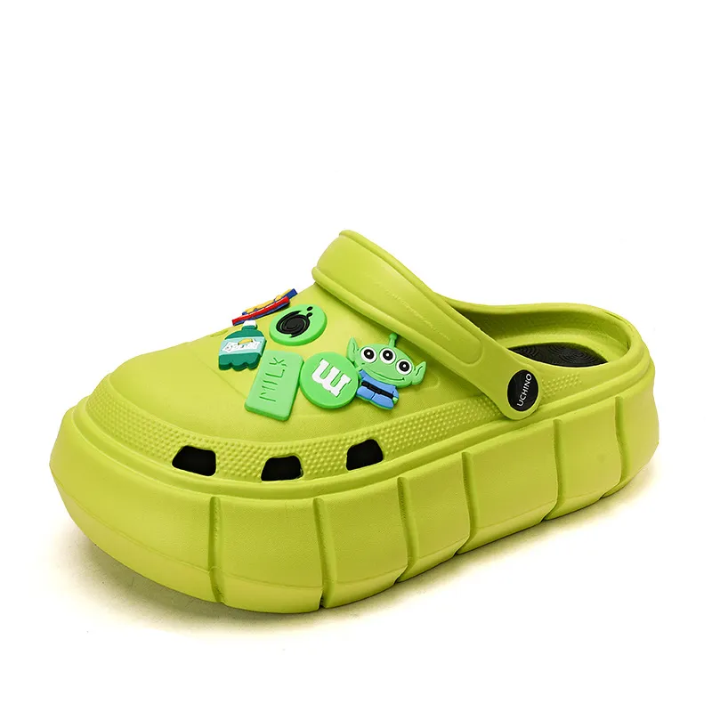 Podwyższone sandały platformowe buty do dziury damskie letni strój swobodny sandały plażowe bez poślizgu palce palców sandały damskie L924-6