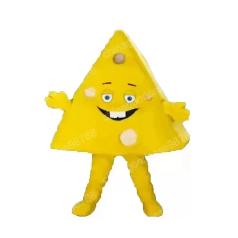 Performance Cheese Mascot Costume Halloween Christmas Fancy Party Dress Cartoon Character Outfit Suit Carnival Unisex Adults Outfit