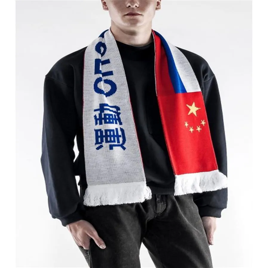 Gosha Man Women Designer Winter Autumn Scarves Letters Knitted Warm Woolen Shawl Male Female Long Length Scarf 261t