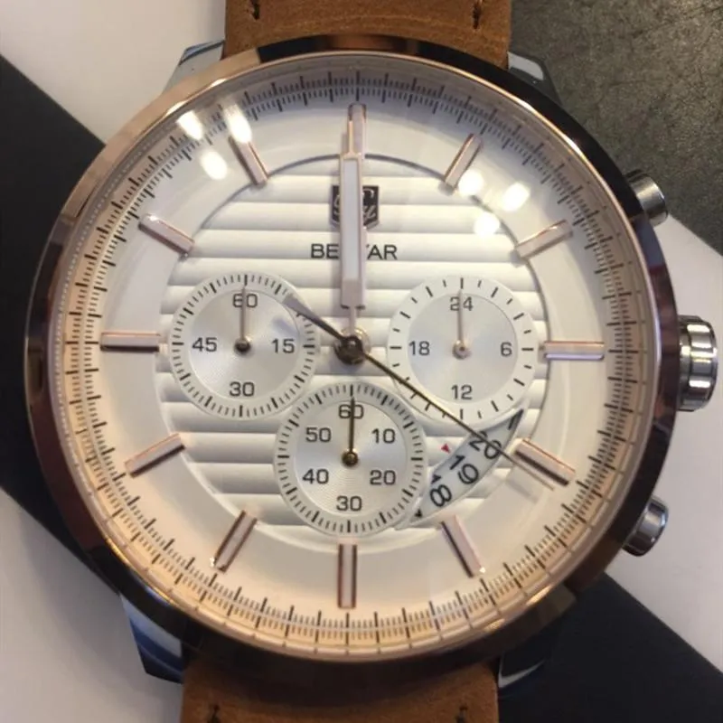 Montres-bracelets 2023 BENYAR Top hommes montres mode décontractée chronographe sport militaire Quartz montre-bracelet horloge Relogio Masculin