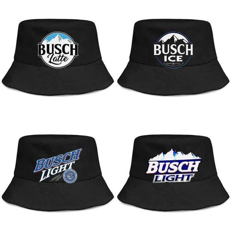 BUSCH LICHT BIER LOGO MENS EN Dames Buckethat Cool Jeugd Embet Baseballcap Lichtblauw ADGE WIT LATTE ZO MUDT320H