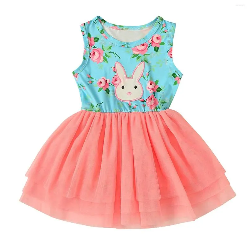 Girl Dresses Tulle Dress Kids Clothes Girls Bow Patchwork Princess Toddler Baby Easter Outfits Vestidos (1-6Years)