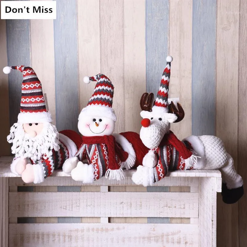 クリスマス装飾45ぬいぐるみ人形サンタ窓飾り雪だるまエルクホームギフト子供