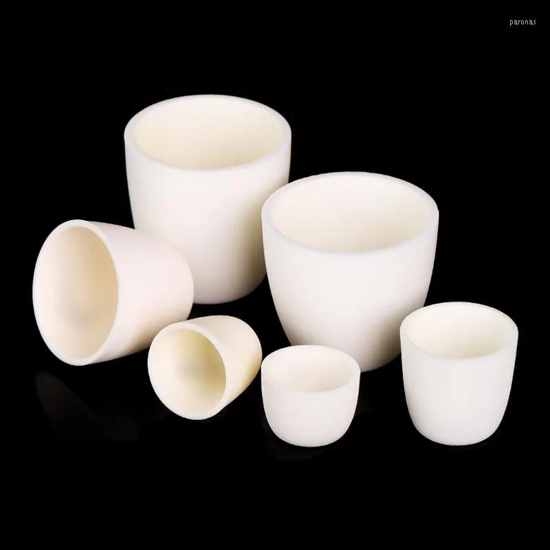 1piece Laboratory 5ml To 750ml Corundum Crucible 99% Alumina Ash Without Cover For Experiment