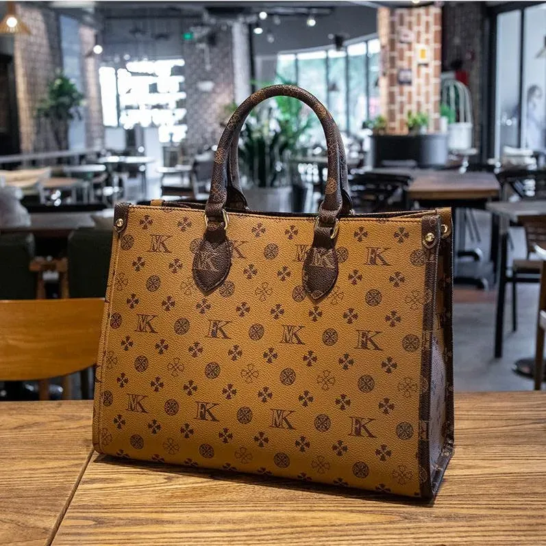 luxe ontwerpers ONTHEGO tassen dames handtassen portemonnee bloem tote dames Casual tote PVC lederen schoudertas vrouwelijke grote portemonnee Geborduurde avondtassen