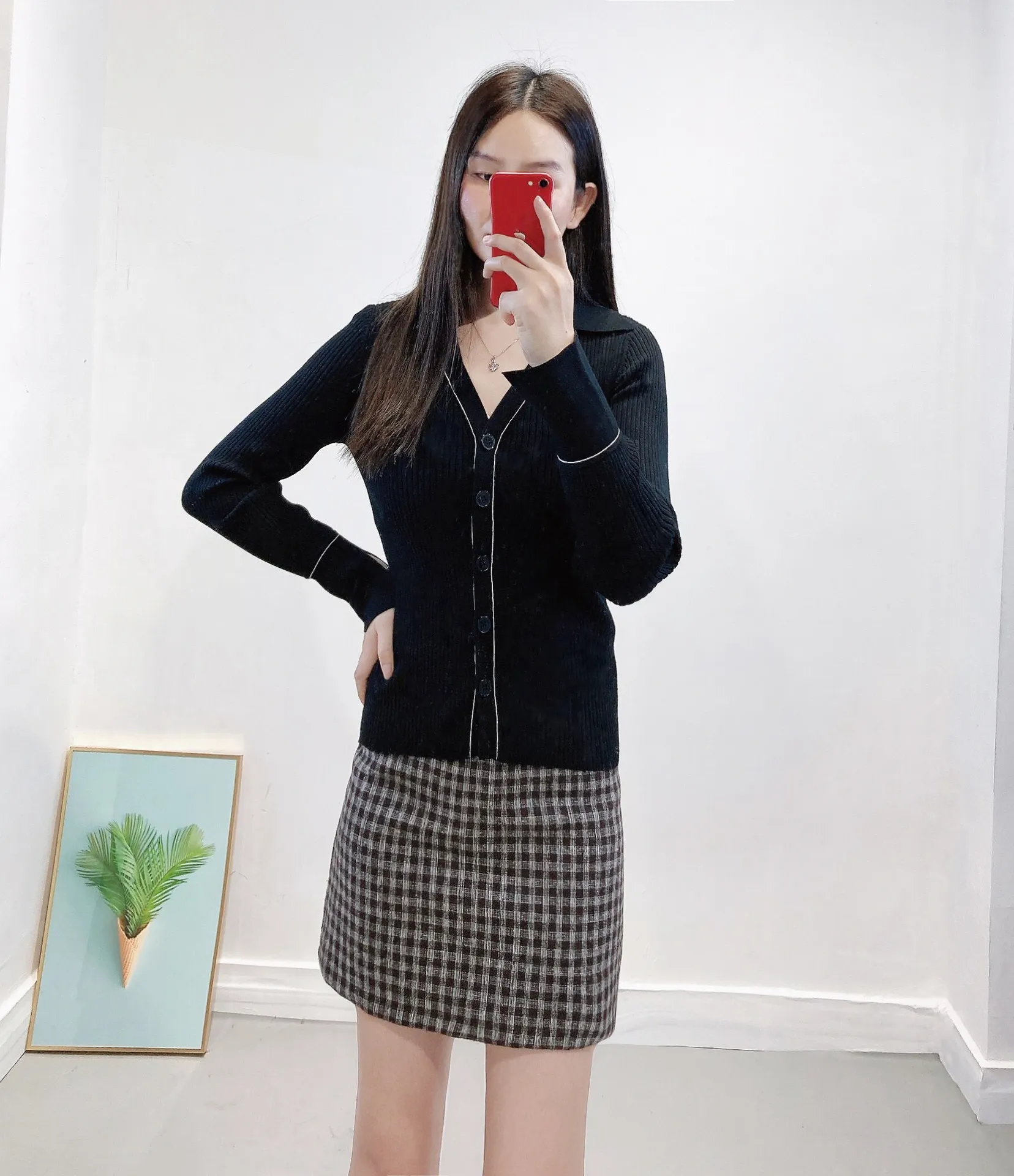 Sandro long cardigan with long sleeves best sale