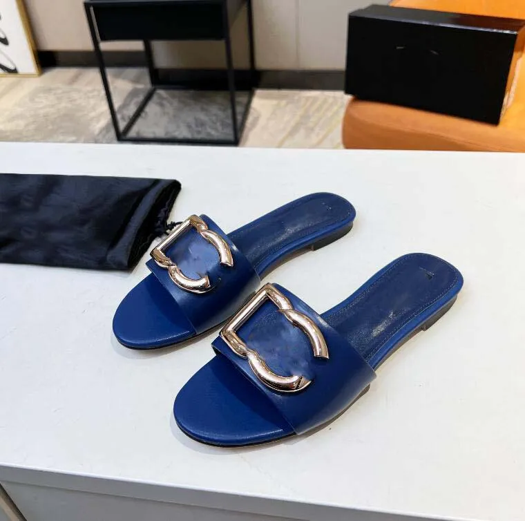 Navy blue designer sandals cheap