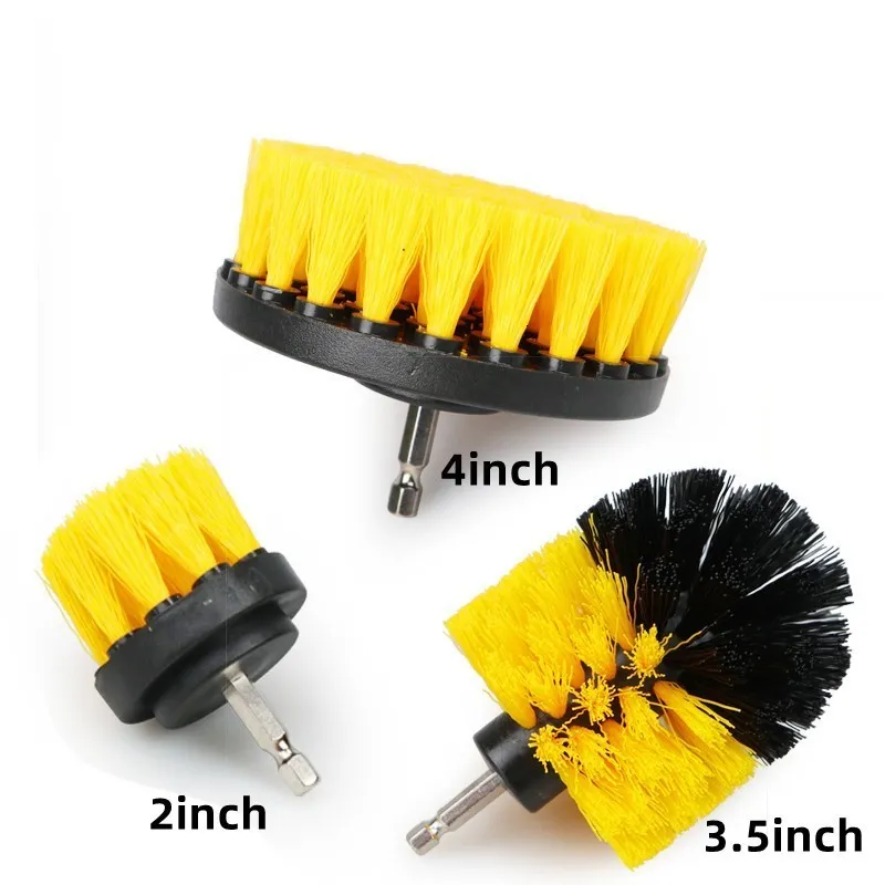 Drill Brush Set Power Scrubber Brushes for Car Wash Cleaning